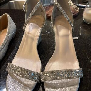 Sparkling Silver Women's Heels